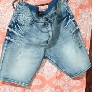 William Rast Light Blue Jean Shorts